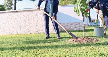 Vali Varol incir fidanlarını toprakla buluşturdu