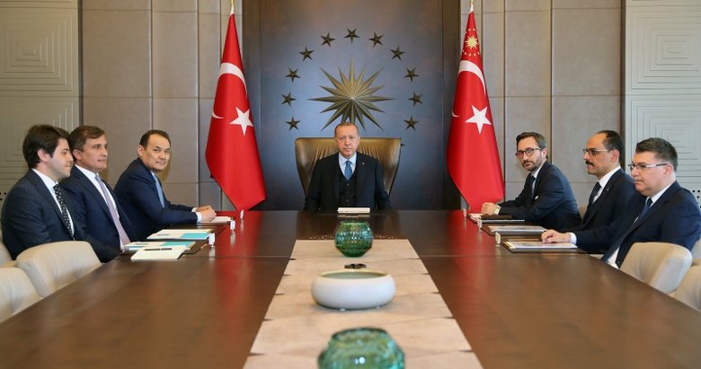 Başkan Erdoğan, Türk Konseyi Genel Sekreteri Amreyev’i kabul etti