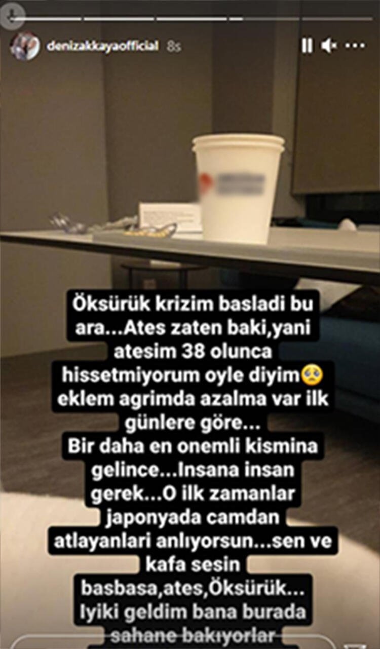 Deniz Akkaya hastaneye kaldırıldı! 'Koronavirüs ciğerlerime kadar indi'