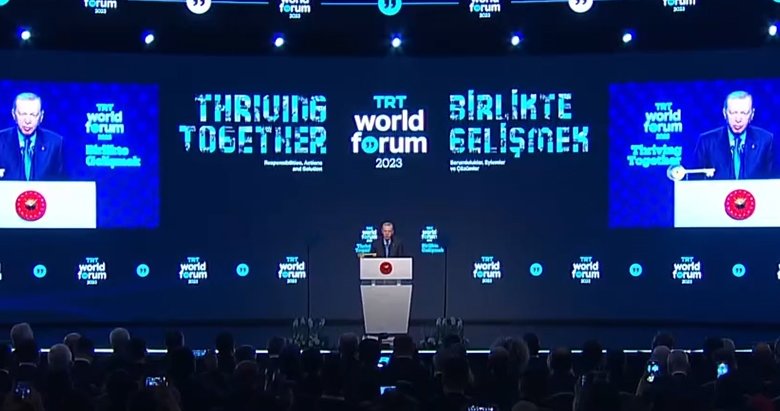 Son dakika: Başkan Erdoğan’dan TRT World Forum’da önemli mesajlar