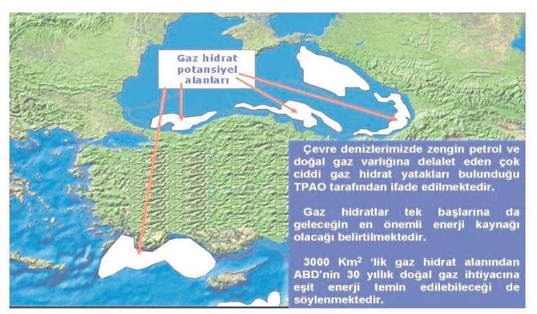 Cumhuriyet’in 2. Yüzyılına damga vuracak maden: Gaz hidrat