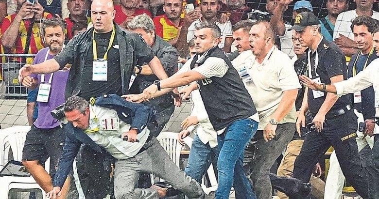 Göztepe maçında Fenerbahçe Başkanı Ali Koç’u iterek düşüren zanlıya ev hapsi