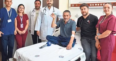 6 ay akciğerinde sarımsakla yaşadı