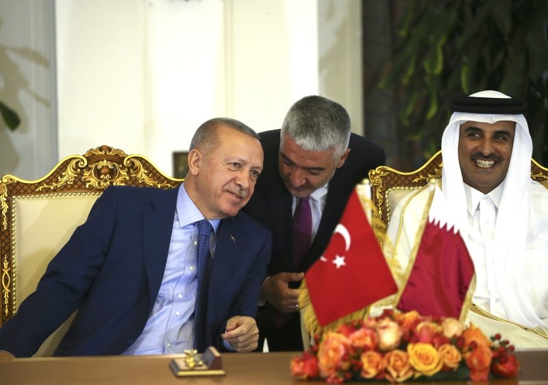 Katar’daki Türk birliğinden ilk görüntüler!