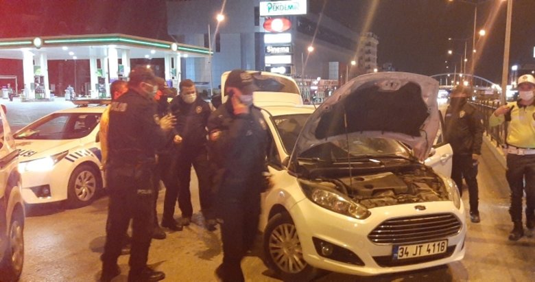 denizli de yasak saatte gezen supheli