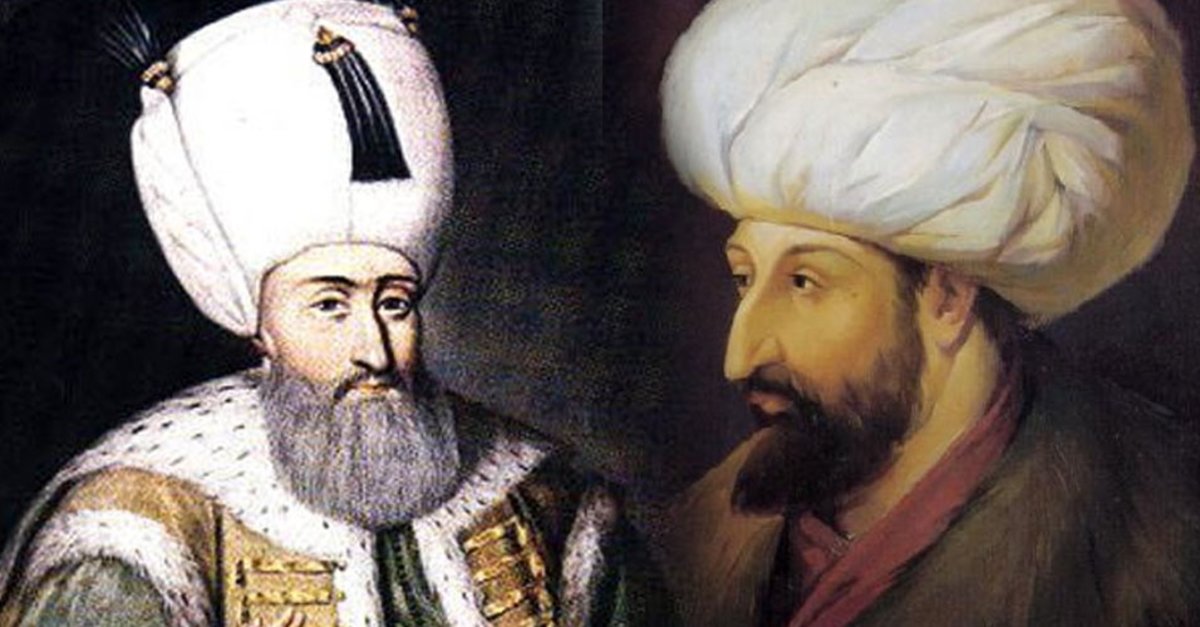 Osmanli Padisahlari Kanuni Sultan Suleyman Ve Fatih Sultan Mehmed In Portreleri Herkesi Sasirtti