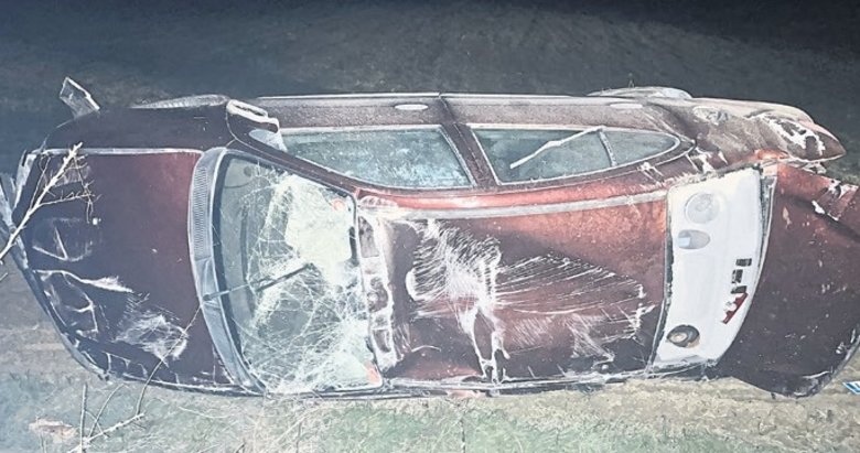 Simav’da takla atan aracın sürücüsü hayatını kaybetti