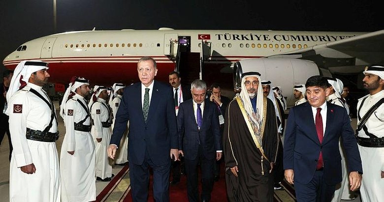 Başkan Erdoğan Dünya Kupası Kapanış Töreni için Katar’da