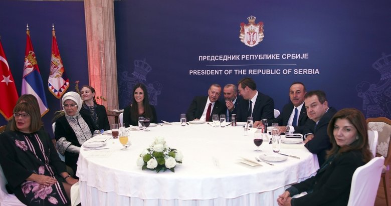 Sırbistan’da Başkan Erdoğan onuruna yemek
