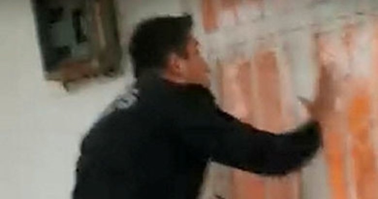 Bodrum’da evini yakan kişiye polis müdahale etti