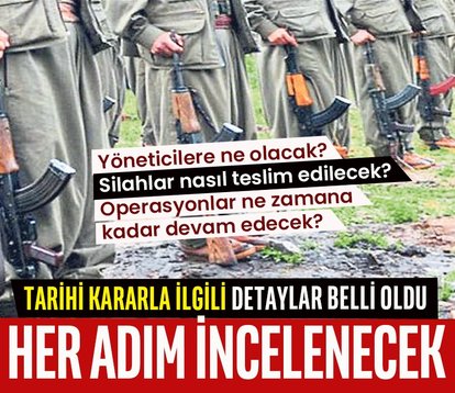 PKK kendini feshetti! Tarihi kararla ilgili detaylar belli oldu