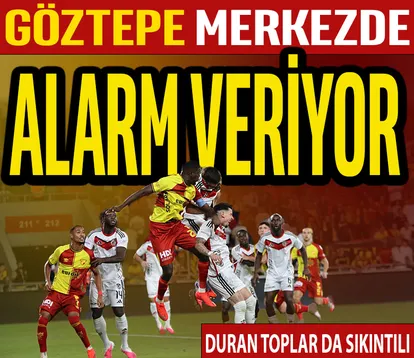 Göztepe merkezde alarm veriyor