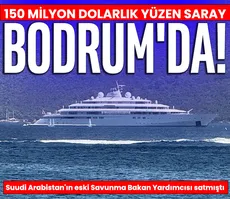 150 milyon dolarlık yüzen saray Bodrum’da! Eski sahibi bakın kim çıktı...
