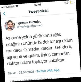 Aşı sırası yolda geldi