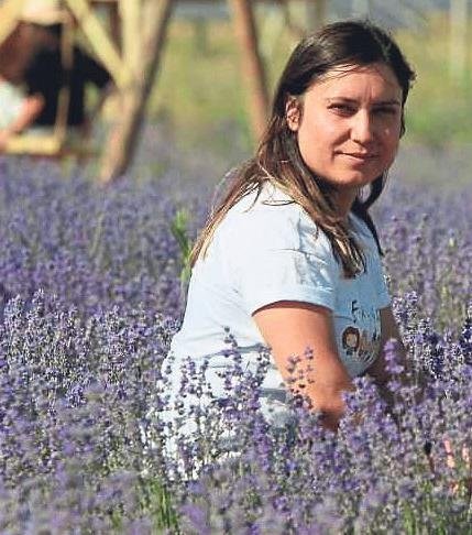 Kadın girişimciden bozkıra lavanta bahçesi