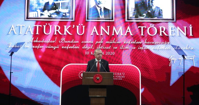 Son dakika: Başkan Erdoğan’dan Atatürk’ü Anma Töreni’nde önemli mesajlar