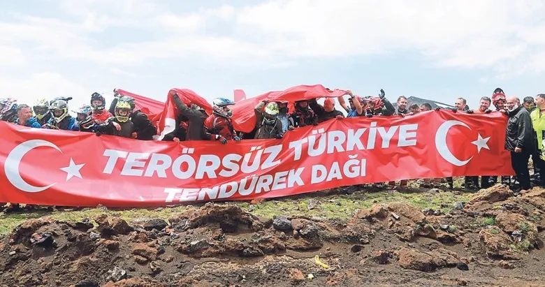 Tendürek Dagı’nda terörsüz Türkiye mesajı