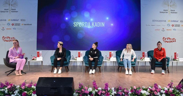 Güçlü Türkiye’nin Güçlü Kadınları Zirvesi kadın sporcuları buluşturdu