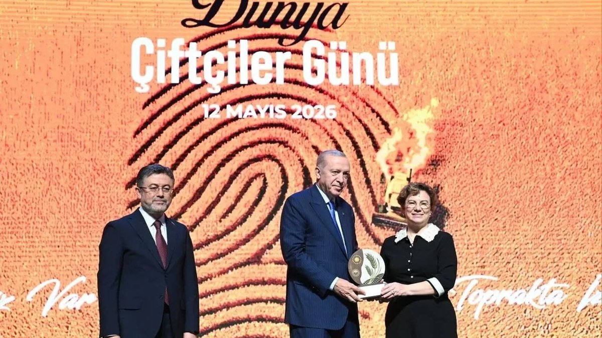 Kadın çiftçiye Cumhurbaşkanlığı ödülü