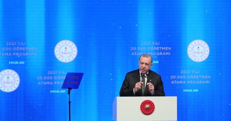 Başkan Erdoğan’dan 2021 yılı Öğretmen Atama Töreni’nde önemli mesajlar