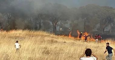 Balıkesir’de korkutan yangın!