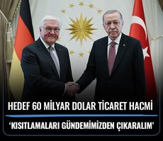 Başkan Erdoğan ve Steinmeir ortak basın toplantısı!