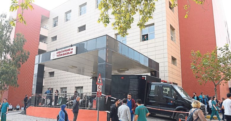 Hastanede gaz sızıntısı paniği