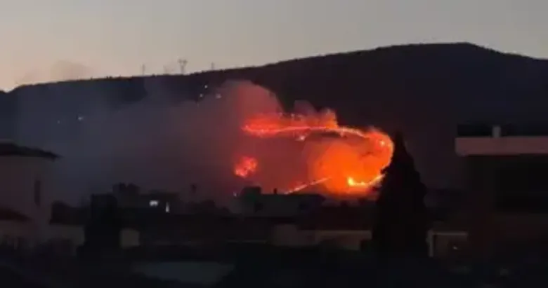İzmir’de yangın paniği!