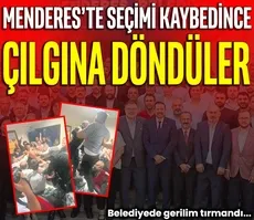 Seçimi kaybedince çılgına döndüler