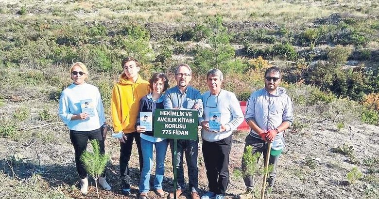 Kitaplar ormana dönüştü