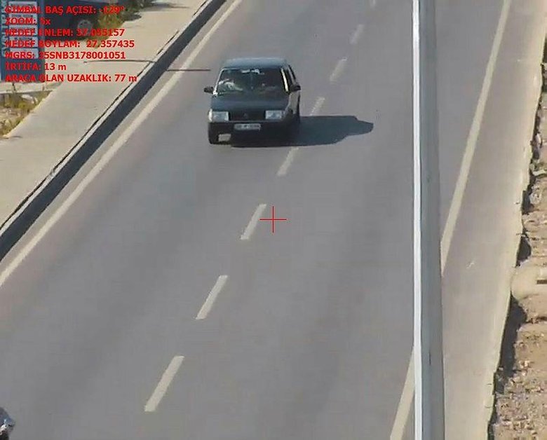 Uyanık sürücülerin taktikleri drone görüntülerine yansıdı