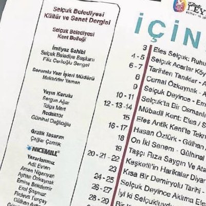 Efes dergisinde İslam’a hakaret