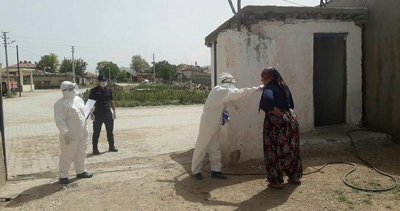 Afyonkarahisar’da bir köyde giriş çıkışlar sınırlandırıldı