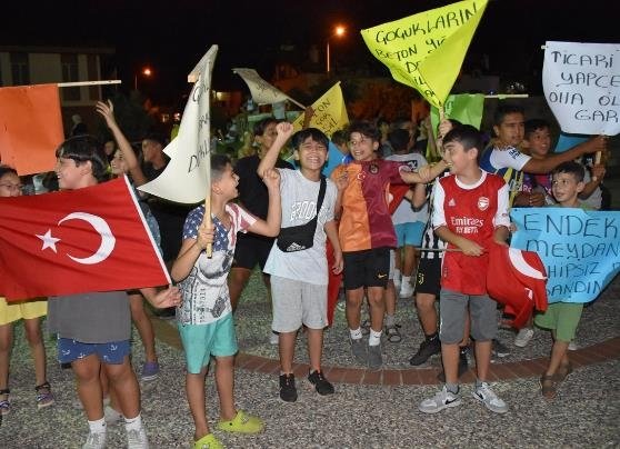 Marmarisliler beton değil yeşil alan istiyor