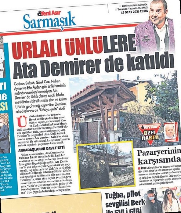 Demirer ve annesi Urla sahilini boş bırakmıyor