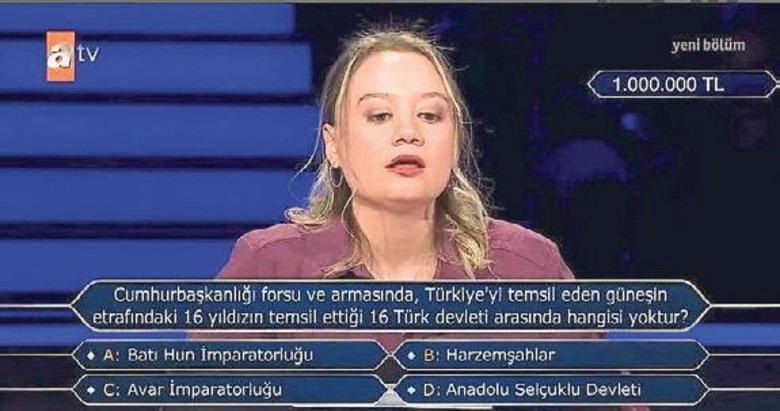 atv’de 1 milyon heyecanı