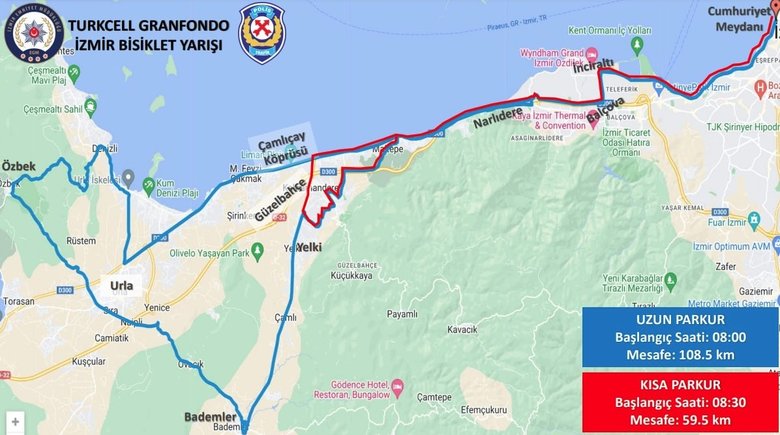 İzmir trafiğine bisiklet yarışı ayarı! Pazar günü toplu taşıma kullanacaklar dikkat!