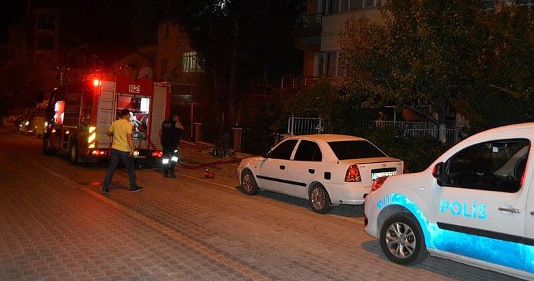 Alev alan tüp paniğe neden oldu