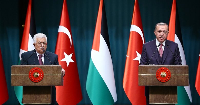 Başkan Erdoğan, Abbas ile görüştü