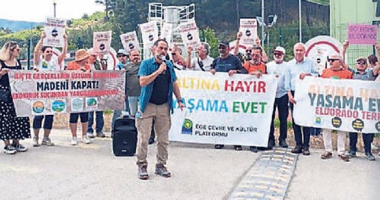 Çevrecilerden İzmir suyunu tehlikeye atan madene tepki