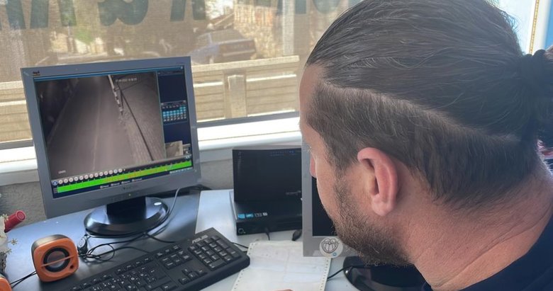 Klima hırsızları güvenlik kamerasına yakalandı