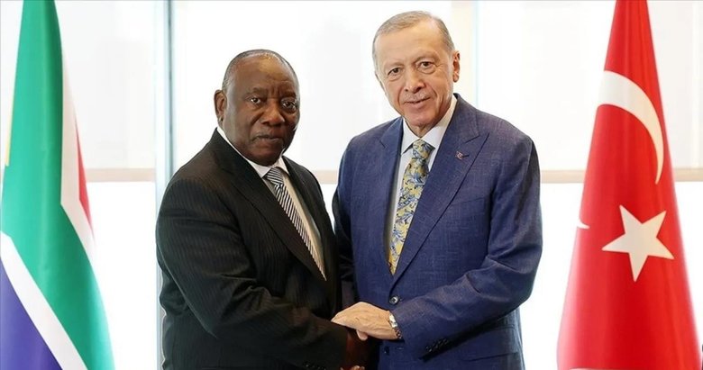 Başkan Erdoğan, Güney Afrika Cumhurbaşkanı Ramaphosa ile görüştü