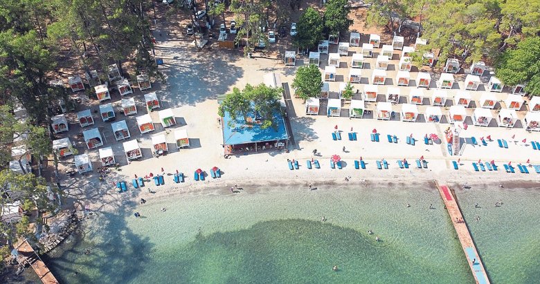 Fethiye’nin liseli plajı