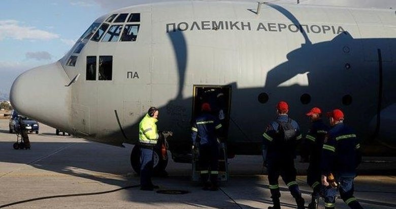 Yunanistan’dan Türkiye’ye 5 uçakla insani yardım malzemesi: Battaniye yatak muayenehane...