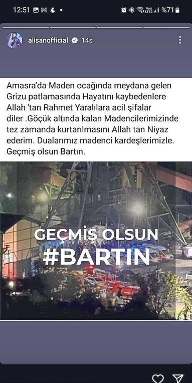 Ünlülerden taziye mesajları