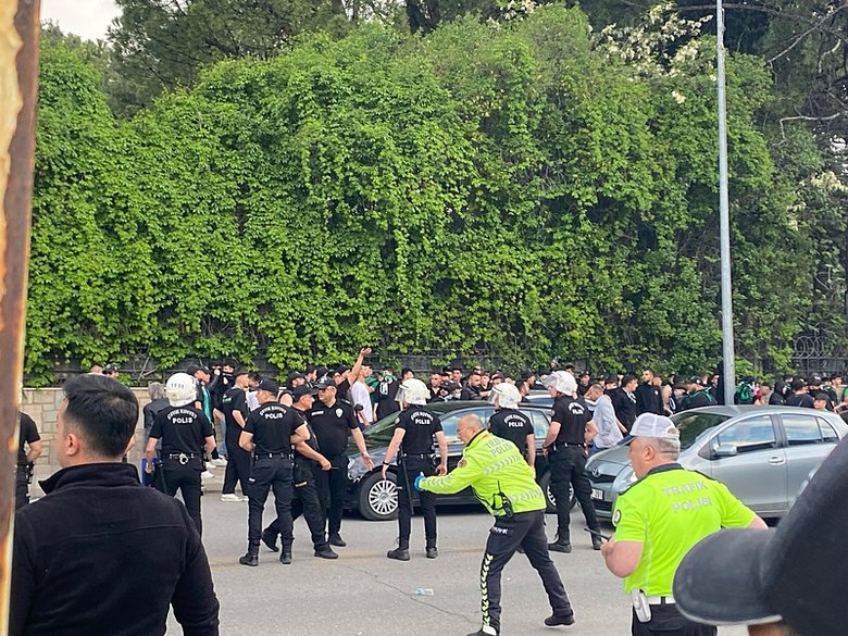 Denizlispor yangın yeri