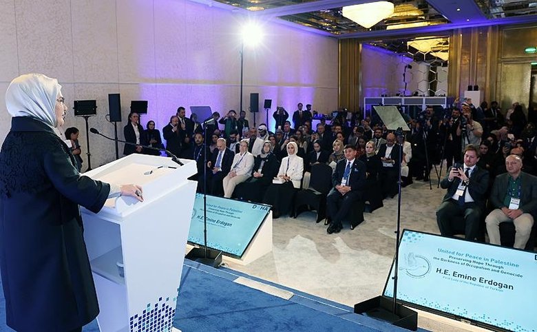 Emine Erdoğan, Doha Forum 2024 programında konuştu