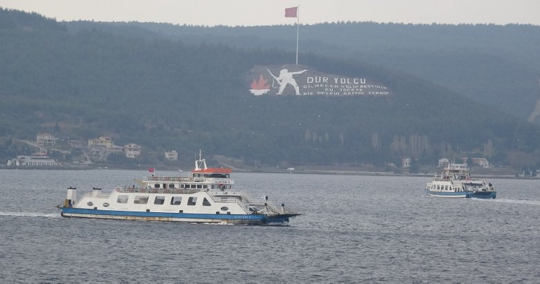 Kabatepe-Gökçeada feribot hattında yarınki seferlerden 3’ü iptal edildi