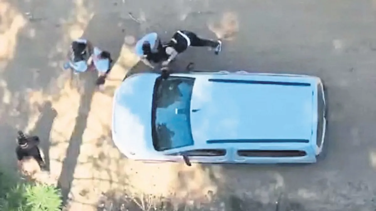Firari hükümlüye dron ile suçüstü