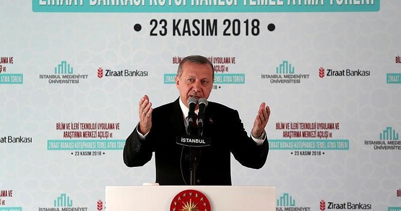 Başkan Erdoğan: Ülkemizin en büyük kütüphanelerinden biri olacak